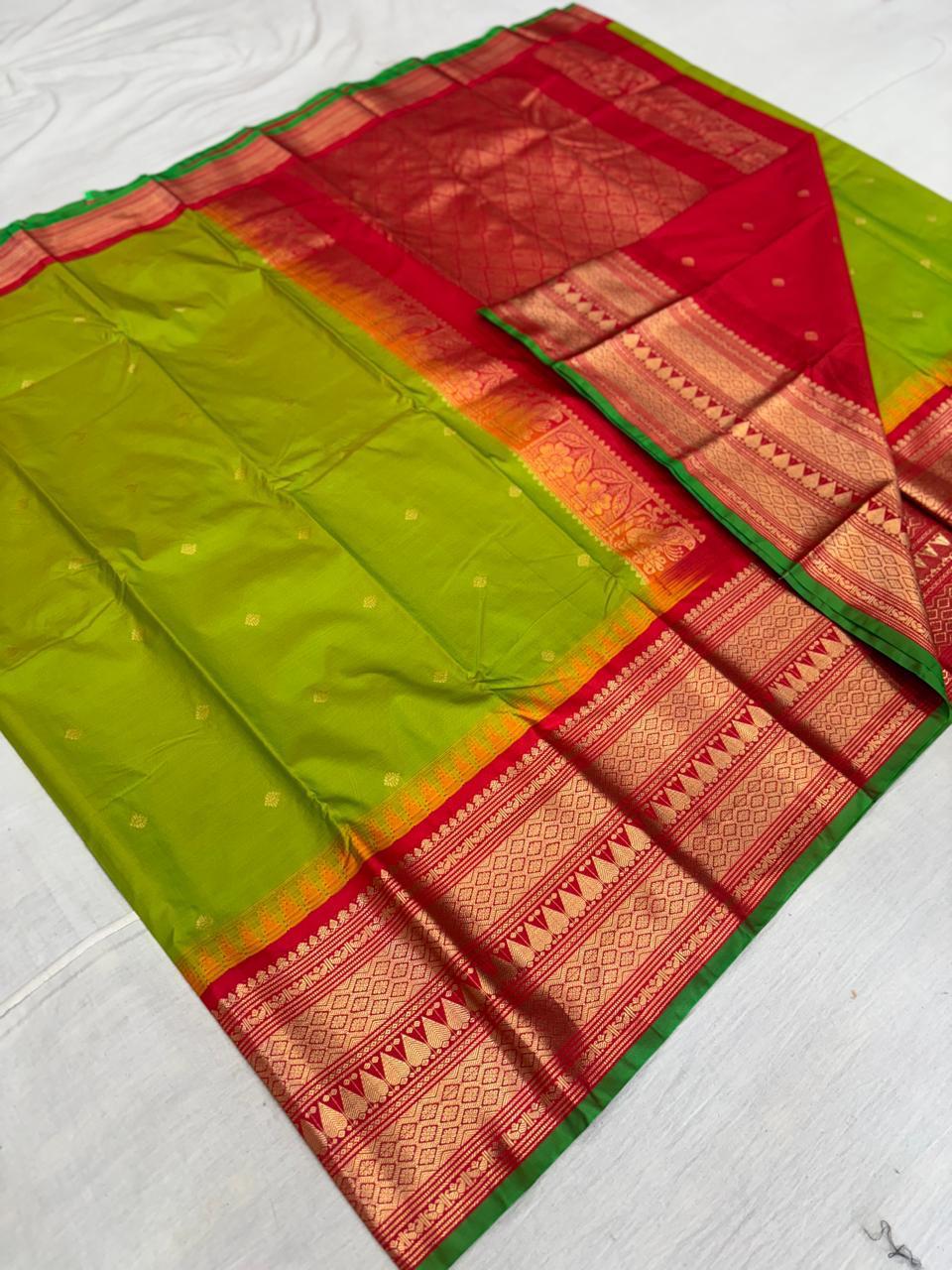 Semi Gadwal saree