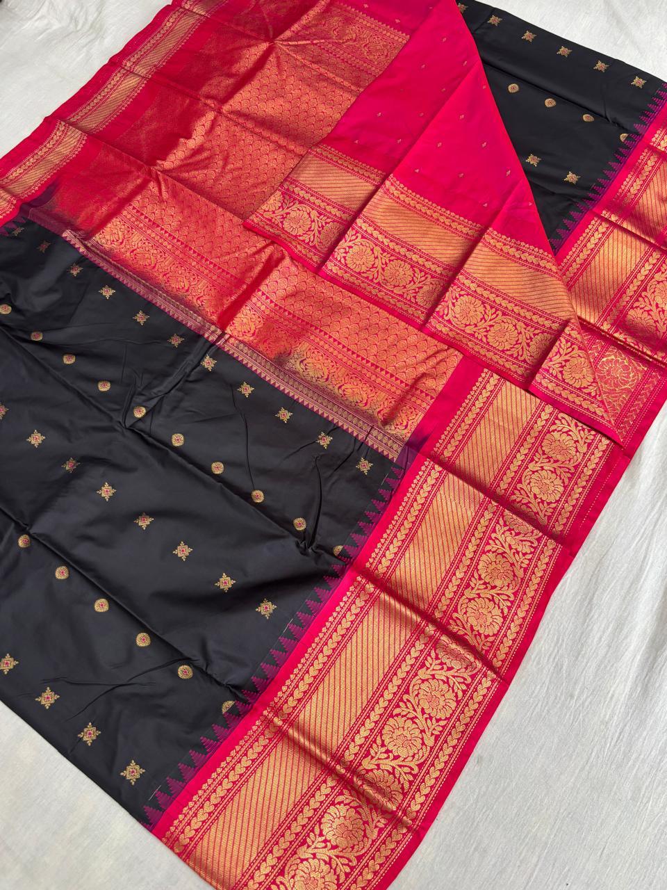 Semi gadwal saree