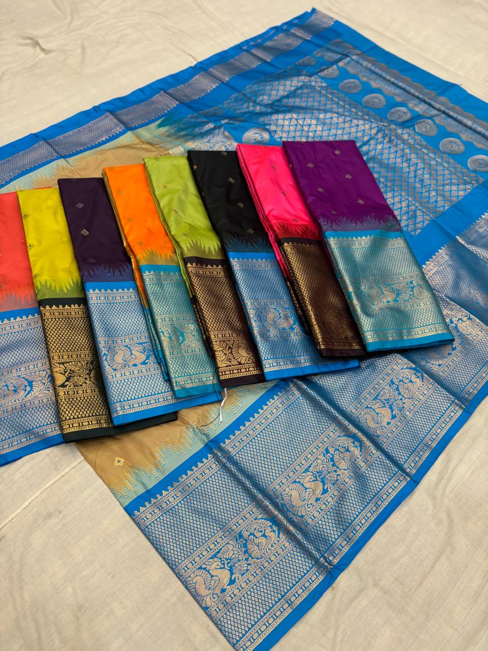 Semi gadwal pattu sarees