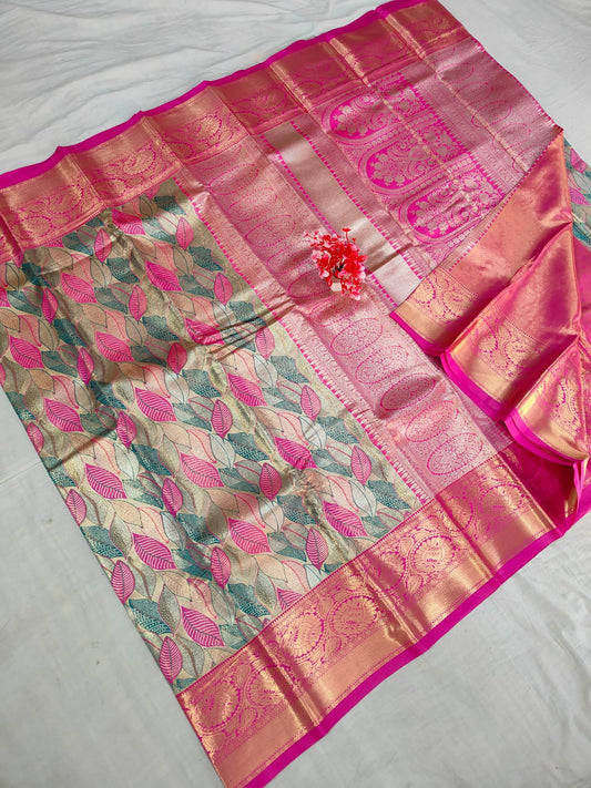 Pure Kanchi pattu gadwal saree