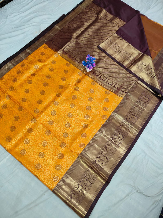 Pure Kanchi pattu gadwal saree