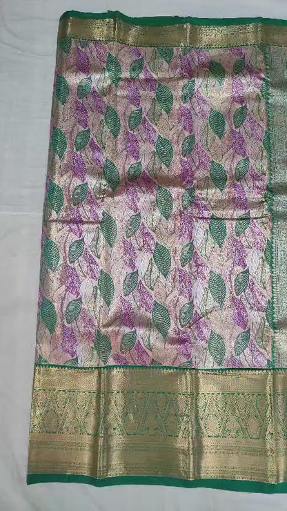 Pure Kanchi pattu gadwal saree