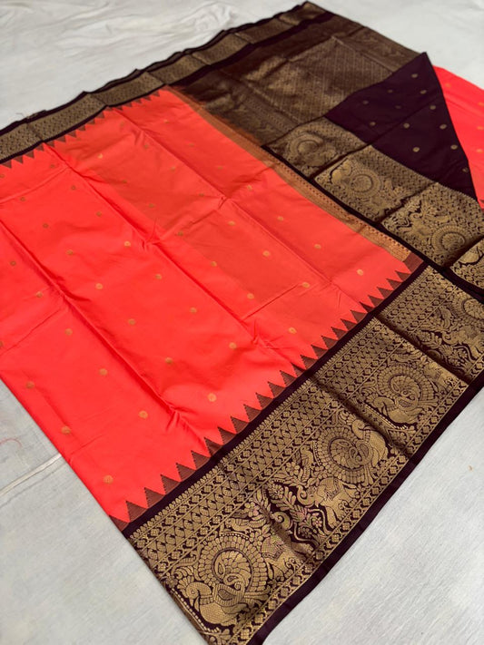 Semi Gadwal pattu sarees
