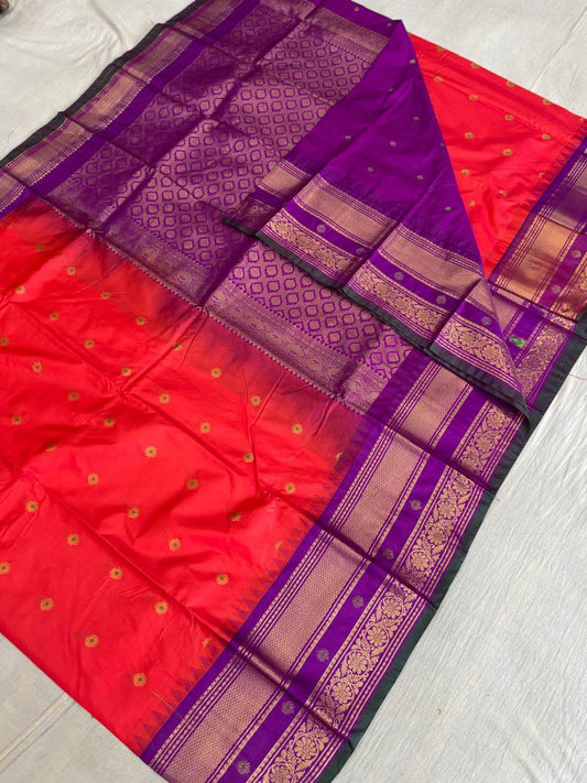 Semi gadwal saree